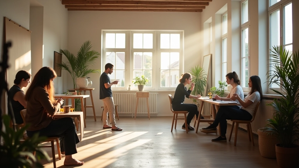 Atelier de visualisation créative en groupe