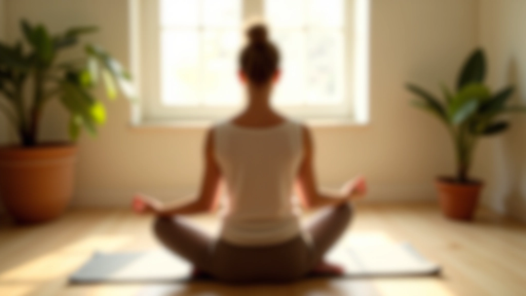 Pratique de méditation dans un espace de créativité serein